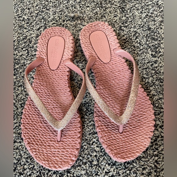 Ilse Jacobsen sandals pink & sparkly summer women’s size 6 (J) - Picture 5 of 5